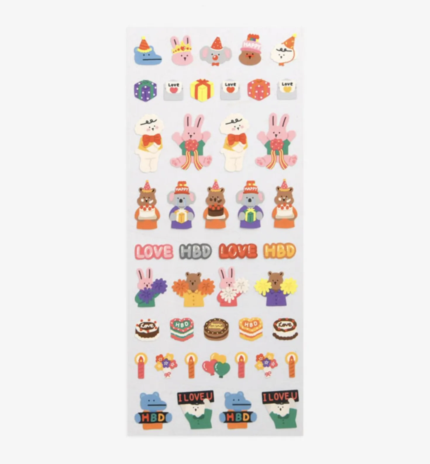 Mini Diary Removable Sticker v7