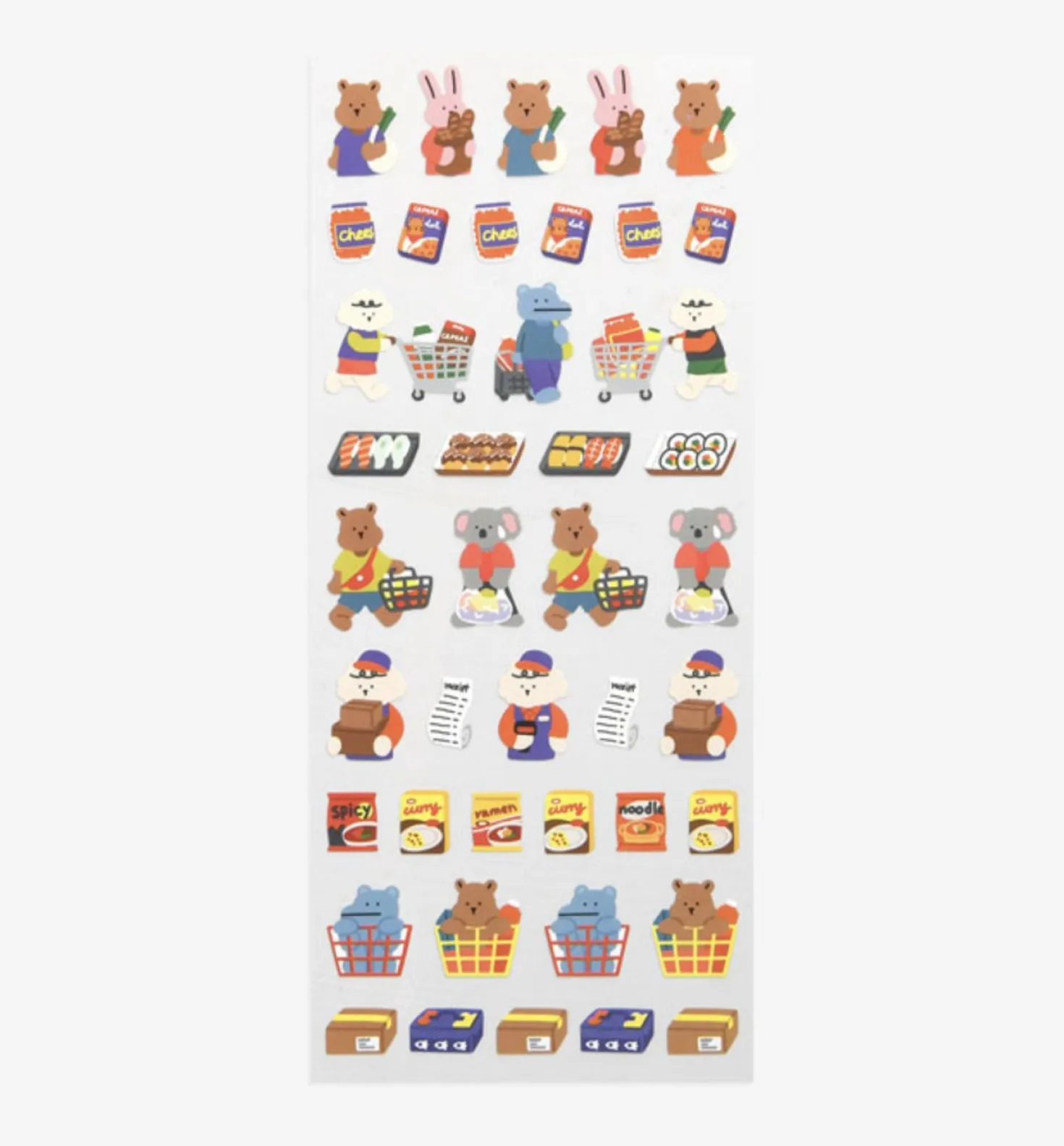 Mini Diary Removable Sticker v7