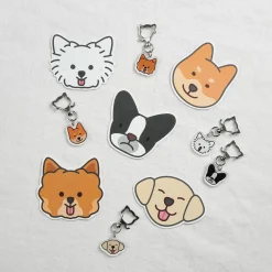 Mini Dog Face Card