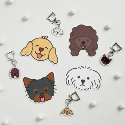 Mini Dog Face Card