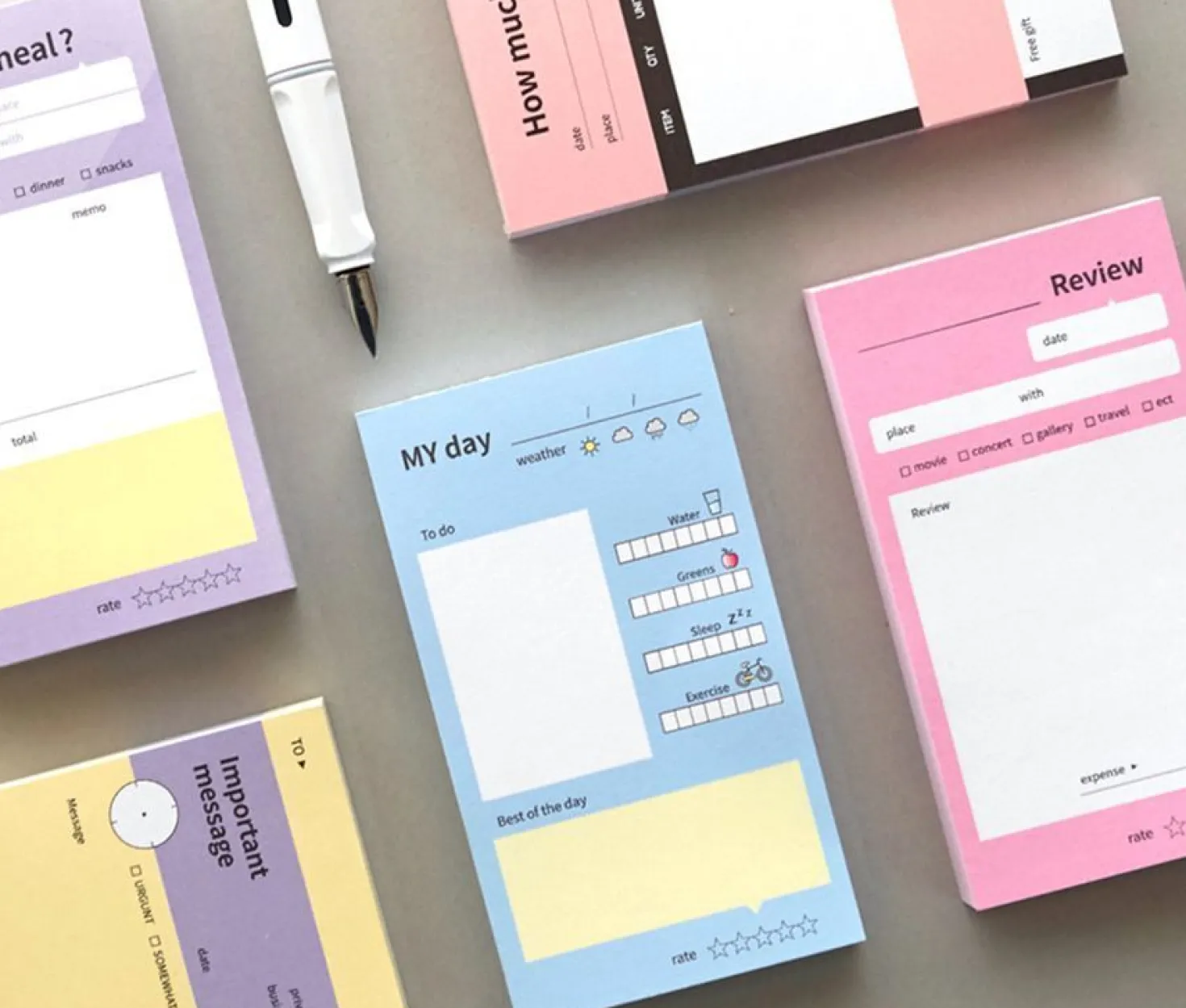 Mini Functional Memo Pad