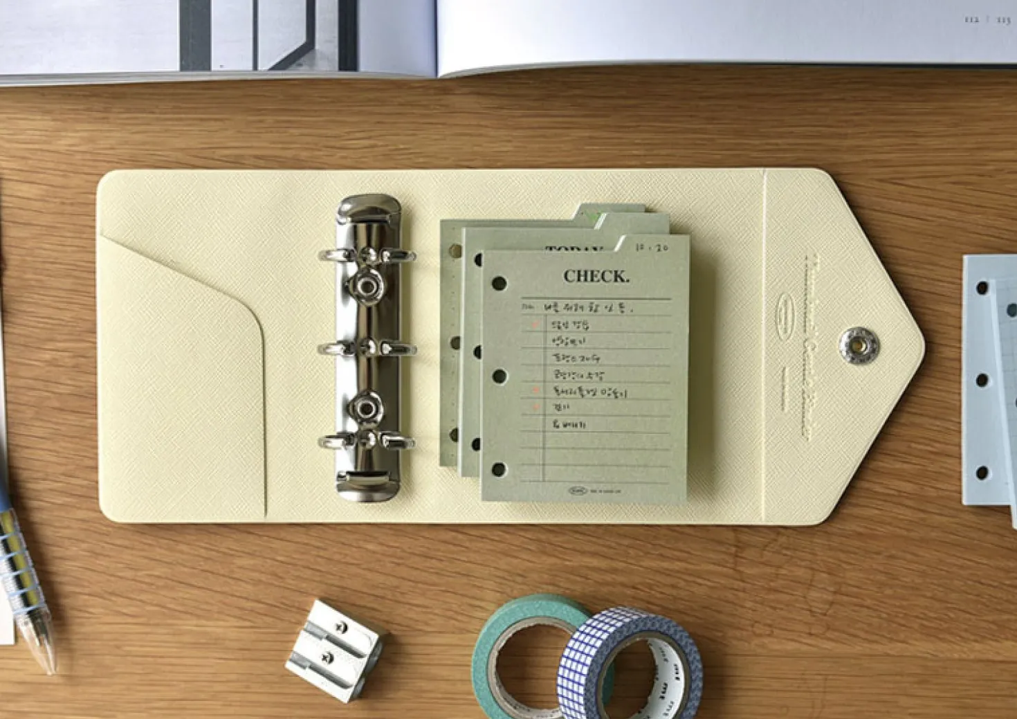 Mini Gentle 3 Ring Binder