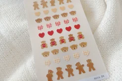 Mini Heart Bear Deco Sticker