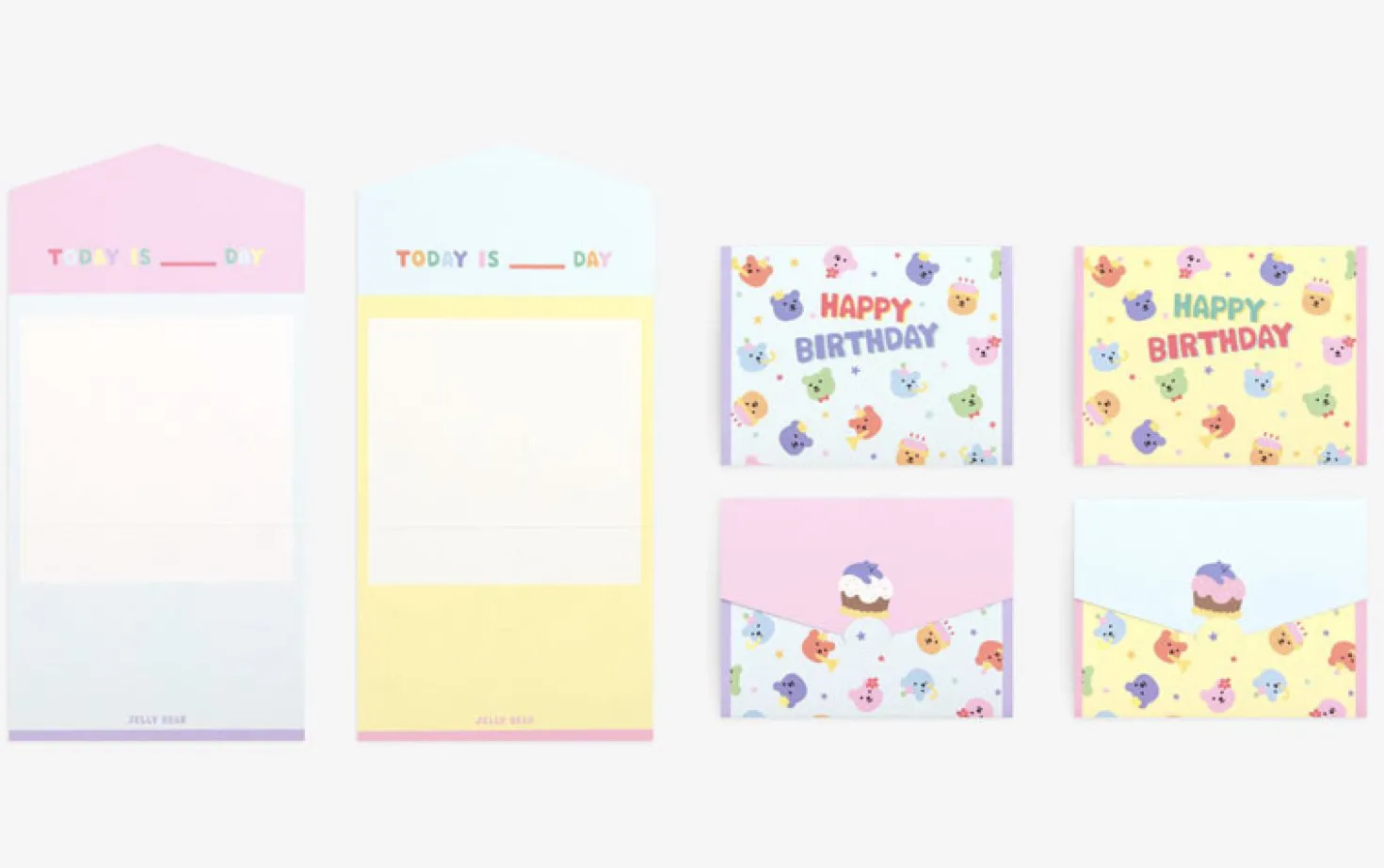 Mini Jelly Bear Folding Card