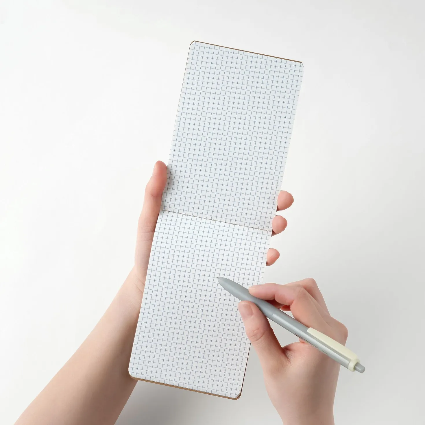 Mini Kraft Grid Note