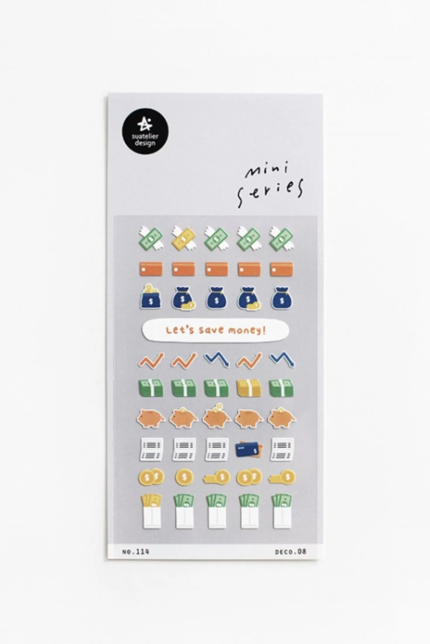 Mini Money Deco Sticker