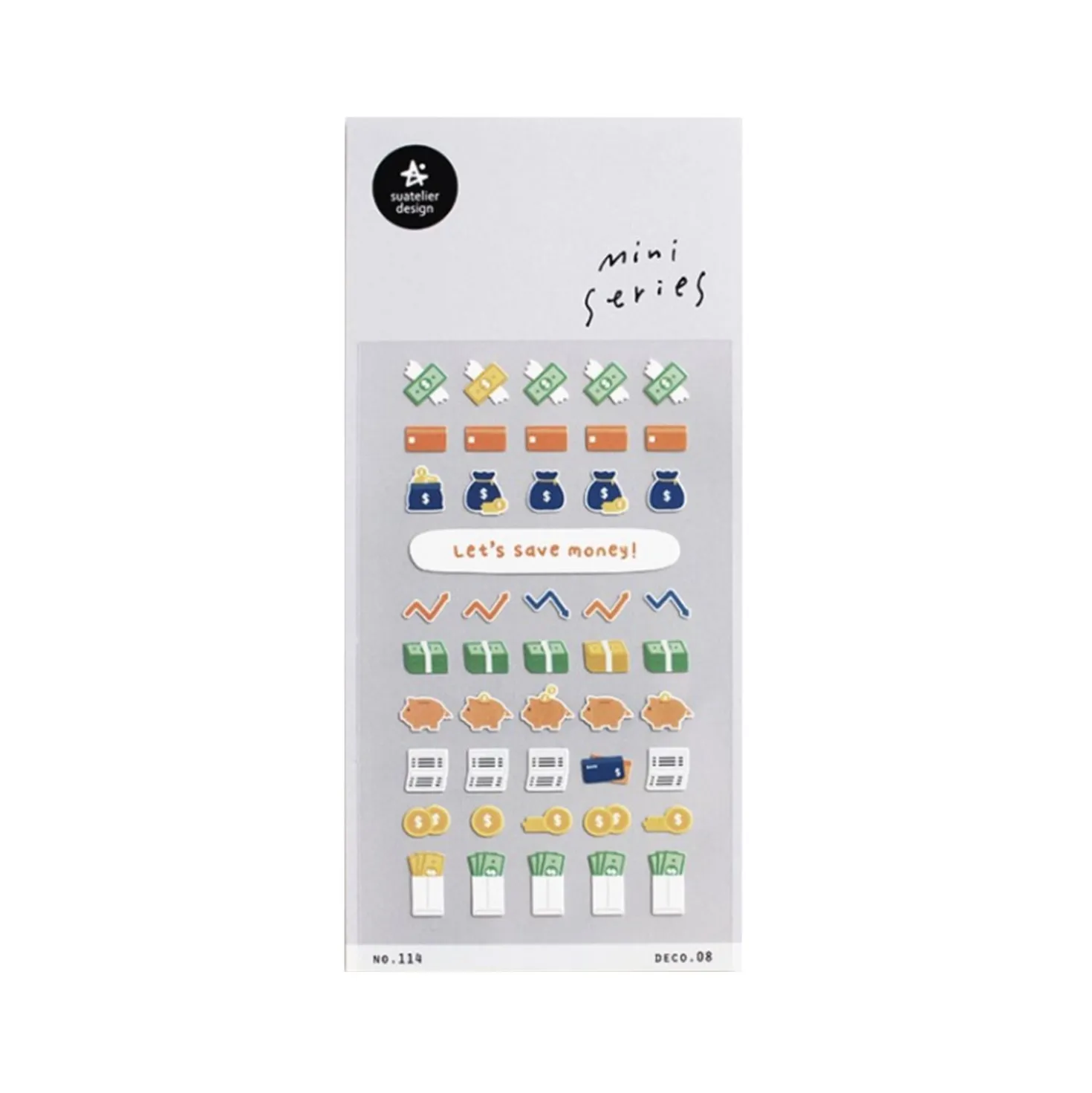 Mini Money Deco Sticker