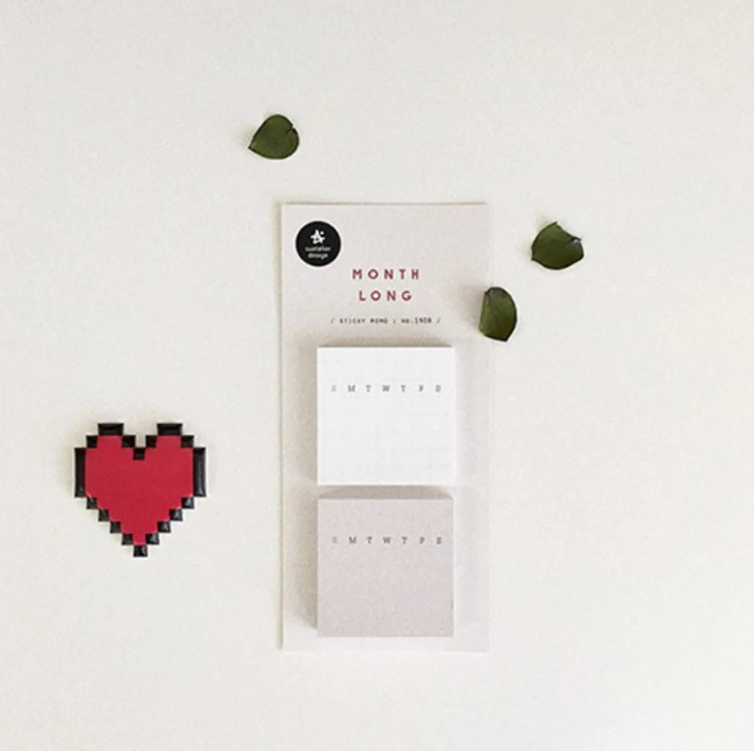 Mini Monthly Schedule Sticky Note
