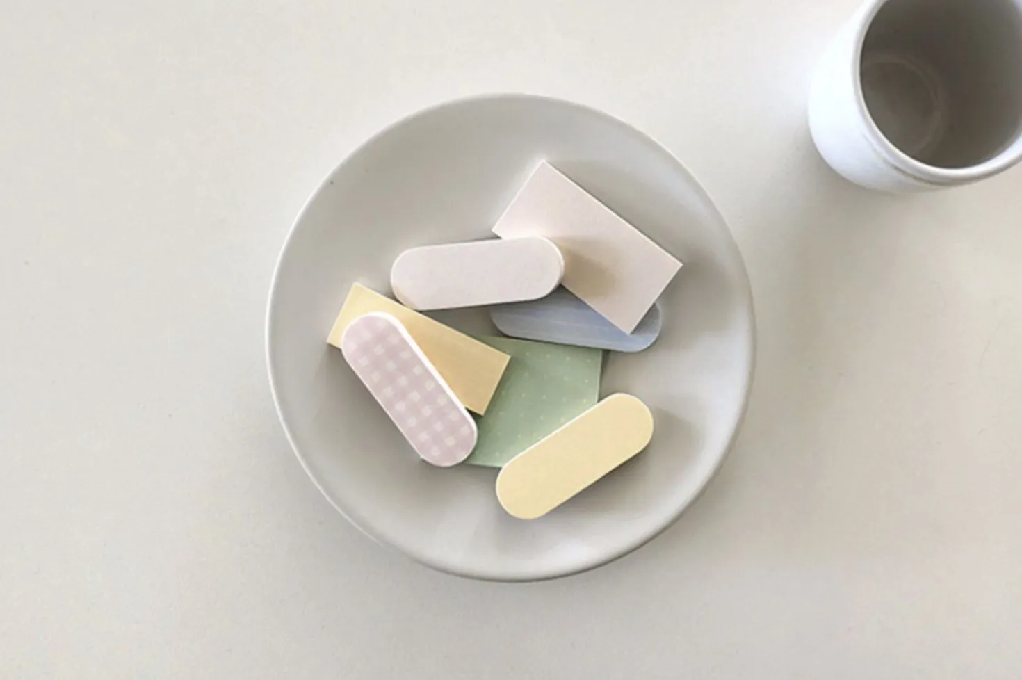 Mini Pastel Pattern Sticky Note Set