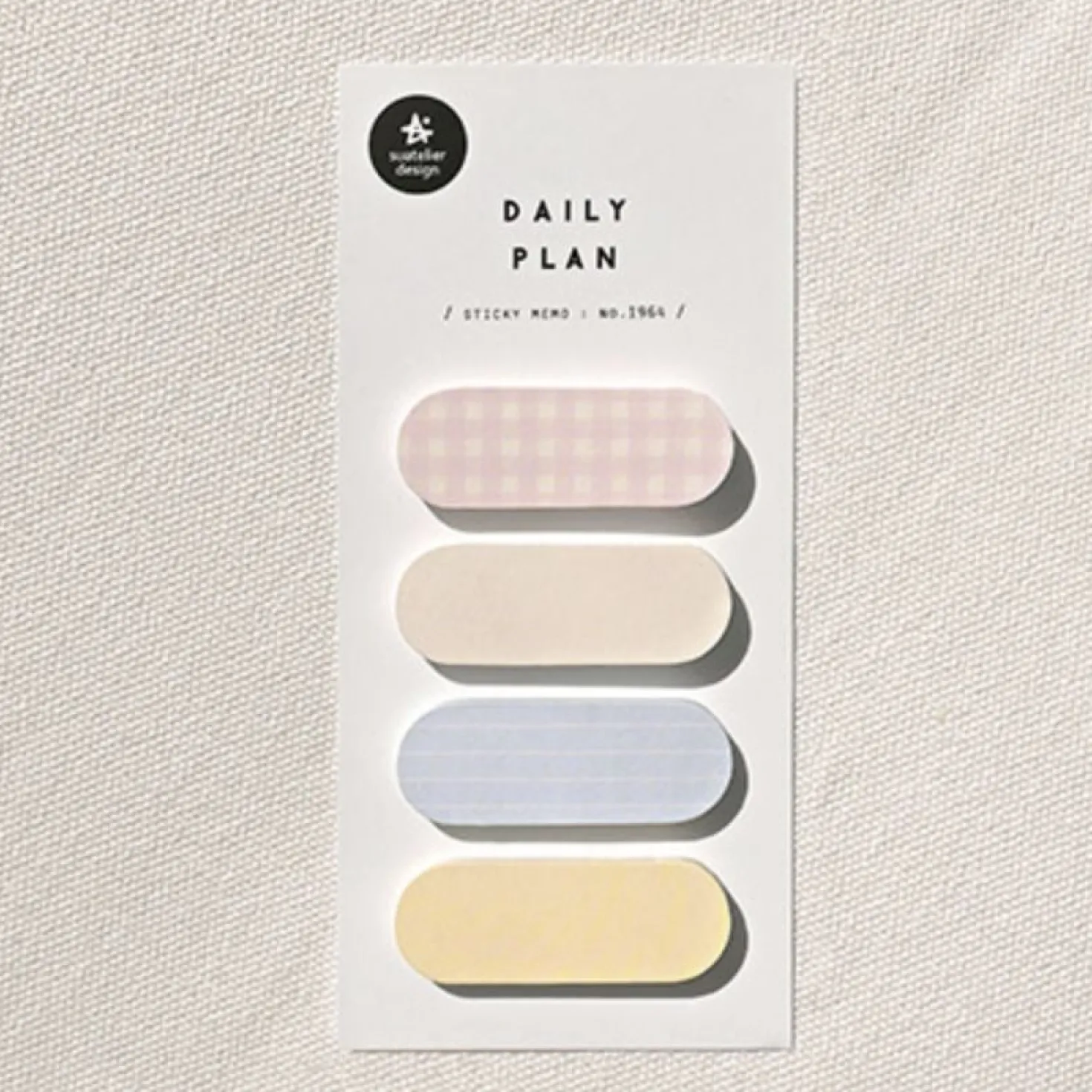 Mini Pastel Pattern Sticky Note Set