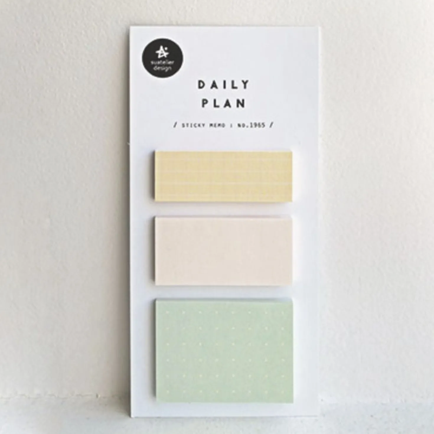 Mini Pastel Pattern Sticky Note Set