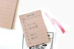Mini Plan Sticky Note