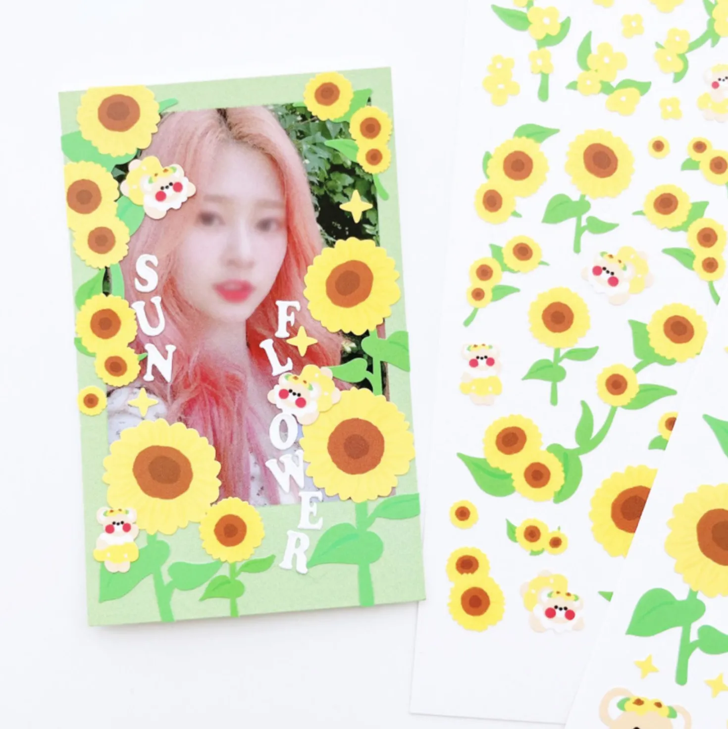 Mini Rainbow Flower Slim Sticker