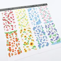 Mini Rainbow Flower Slim Sticker