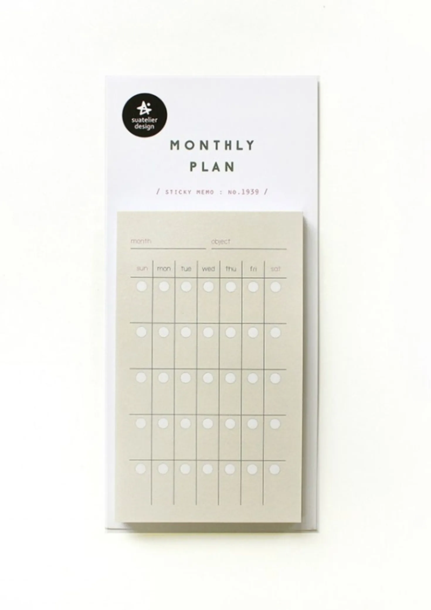 Mini Schedule Sticky note