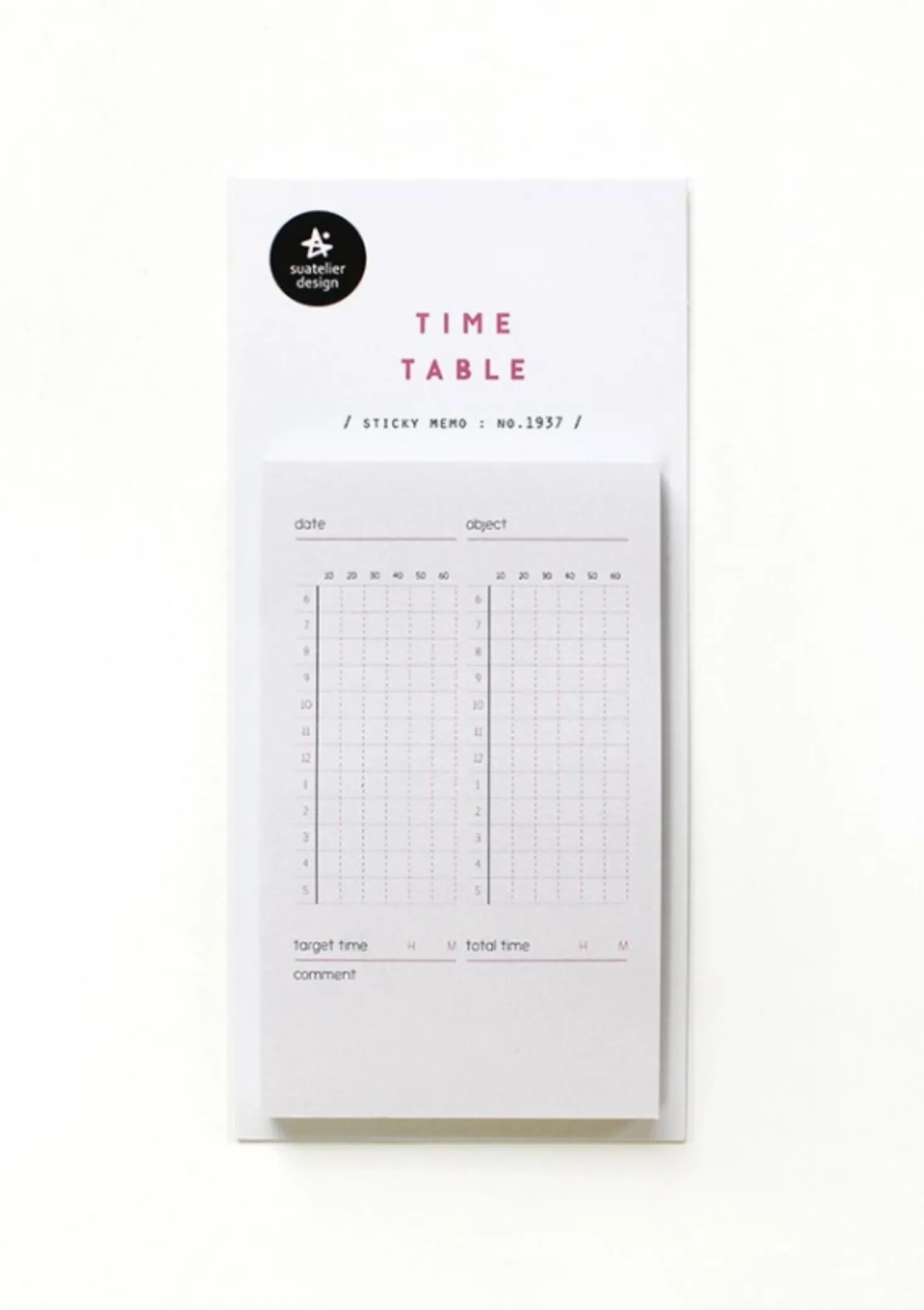 Mini Schedule Sticky note