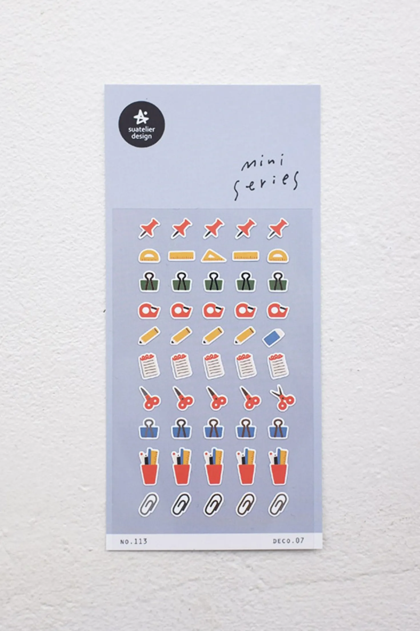 Mini Stationery Deco Sticker