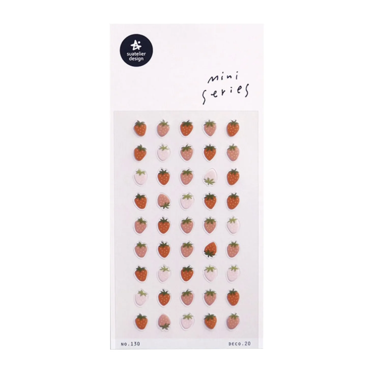 Mini Strawberry Deco Sticker