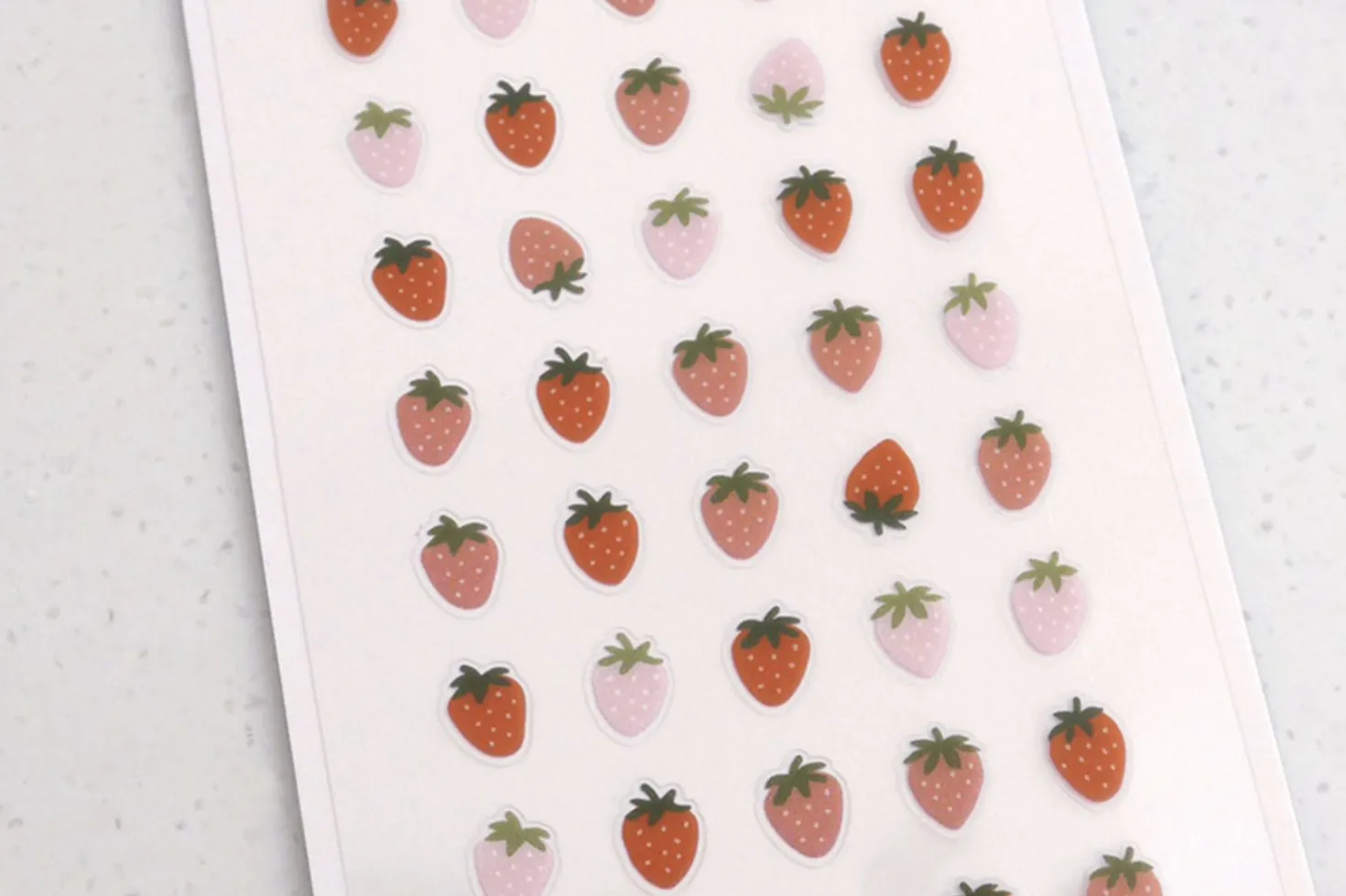 Mini Strawberry Deco Sticker