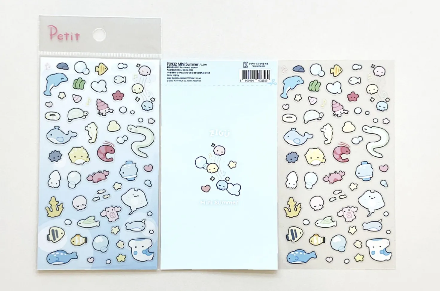 Mini Summer Sea Animals Sticker