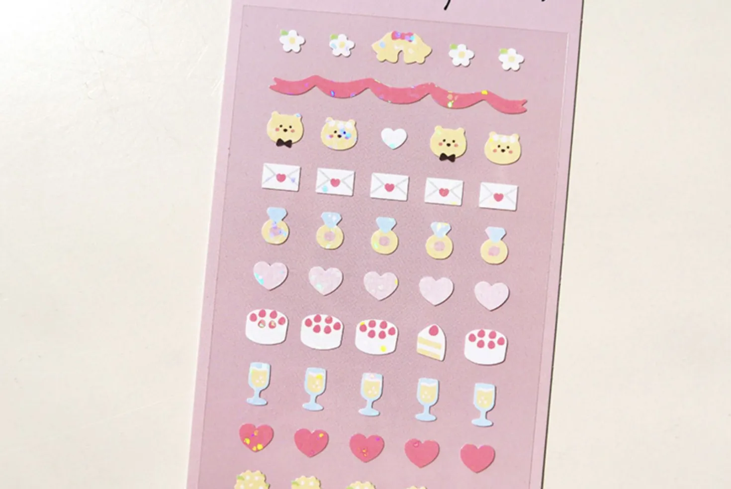 Mini Wedding Deco Sticker