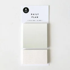 Mint & Pink Daily Plan Sticky Note