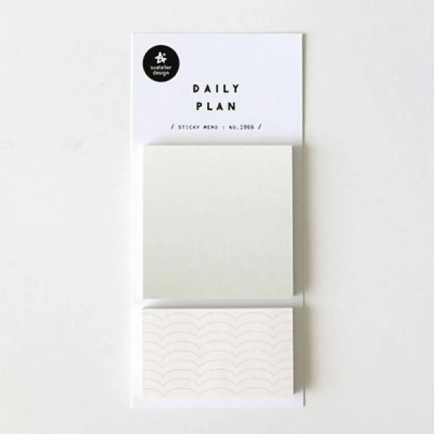 Mint & Pink Daily Plan Sticky Note