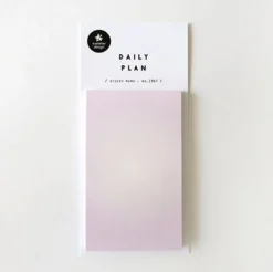 Mint & Pink Daily Plan Sticky Note