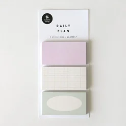 Mint & Pink Daily Plan Sticky Note