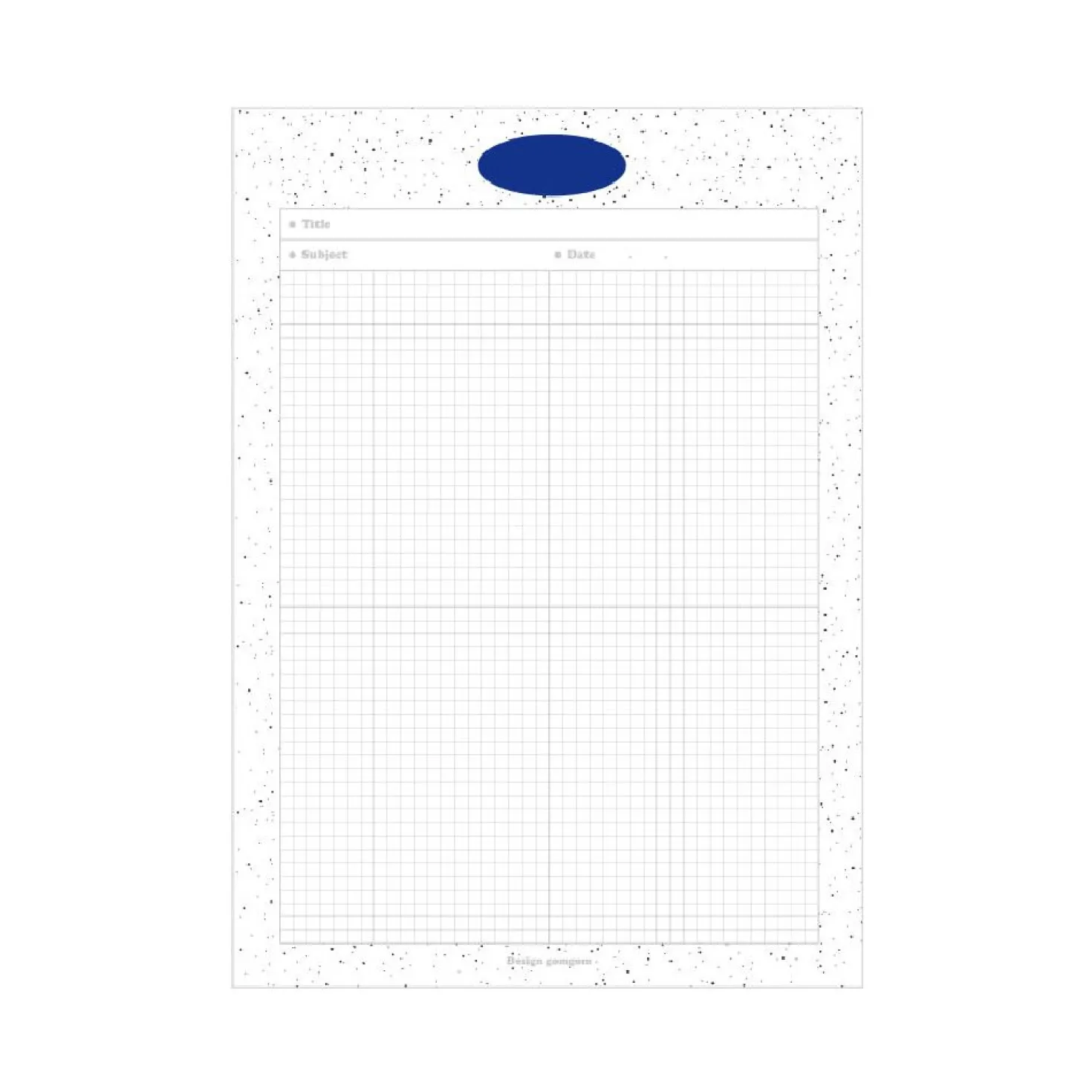 Monogram B5 Notepad