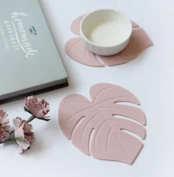 Monstera Silicone Tea Coaster