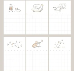 Monthly Schedule Sticker