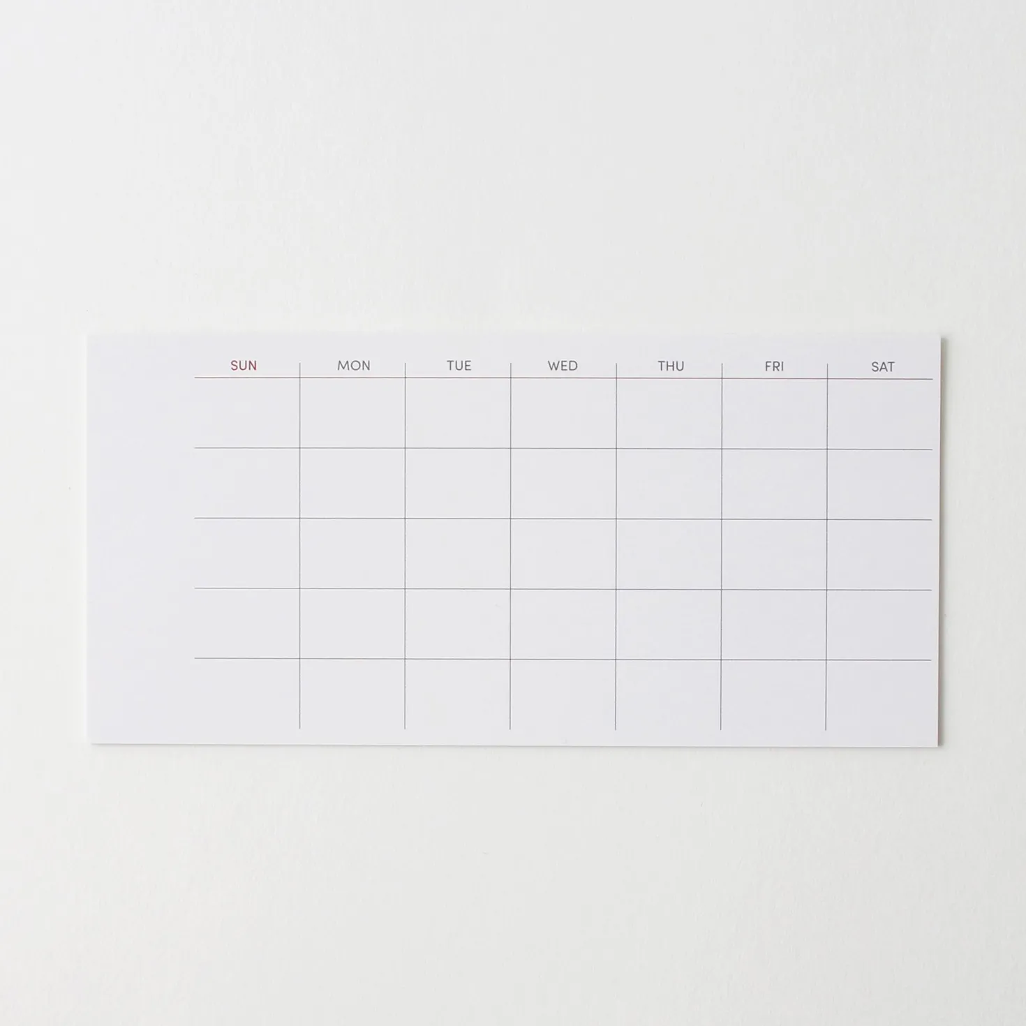 Monthly Schedule Sticky Note