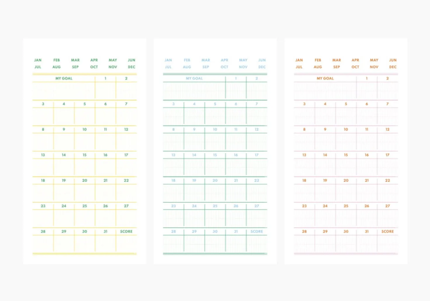 Monthly Standing Habit Tracker