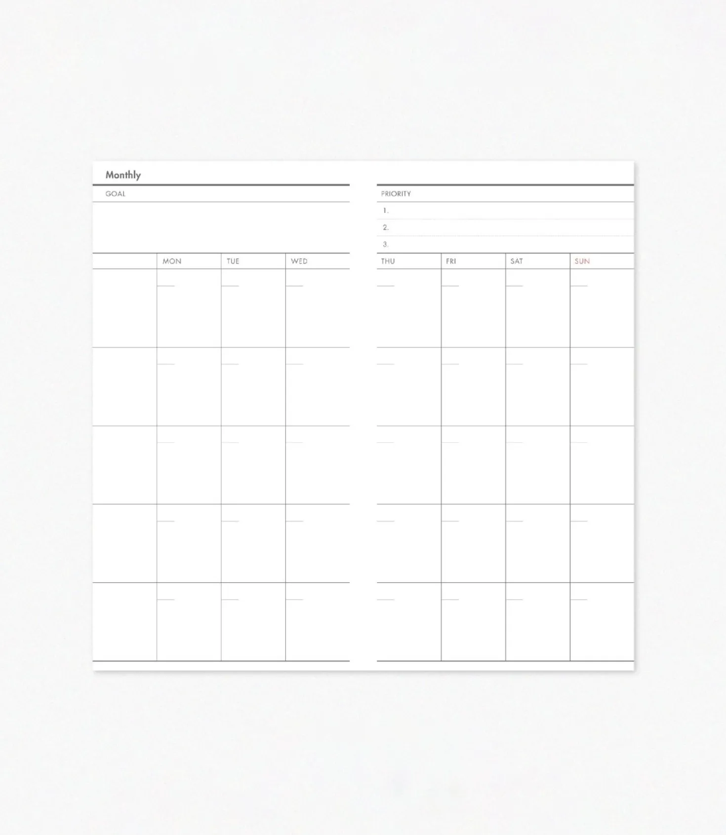 3 Months Goal Planner