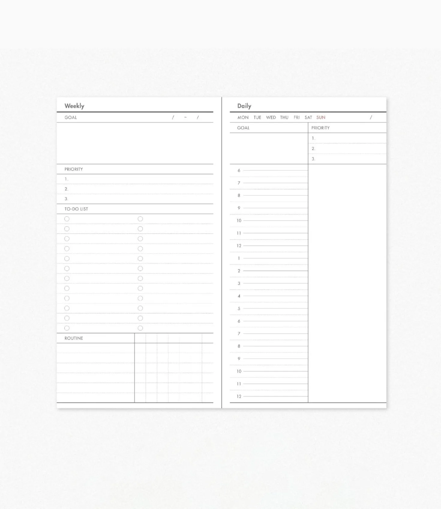 3 Months Goal Planner