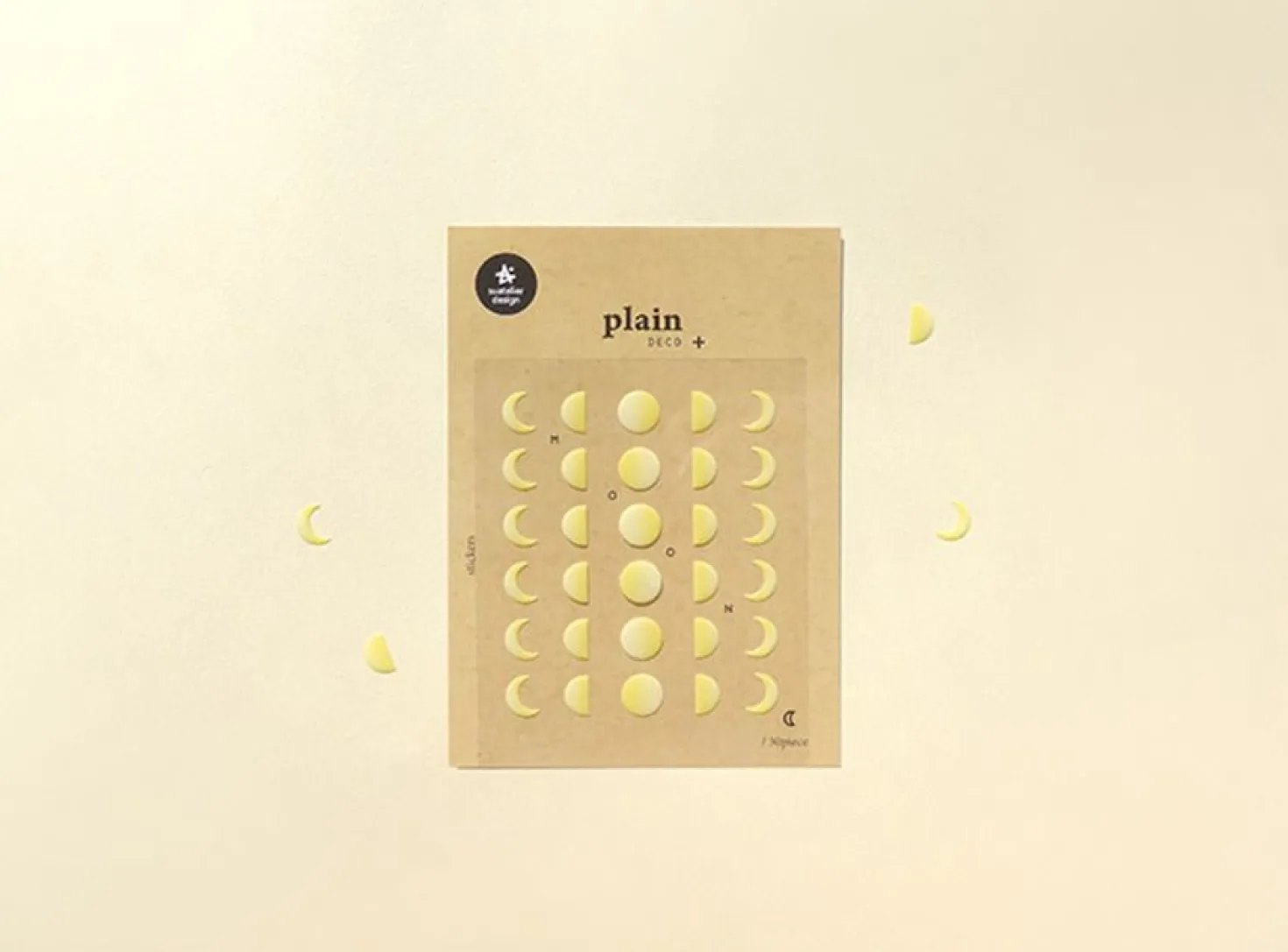 Moon Epoxy Deco Sticker