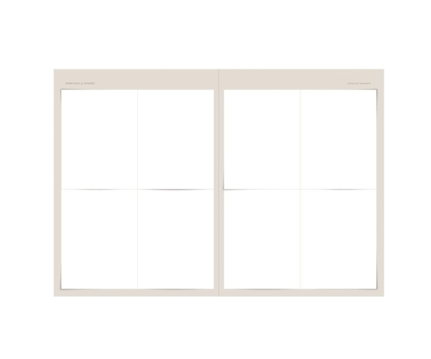 Morceaux de Pensees Weekly Scheduler