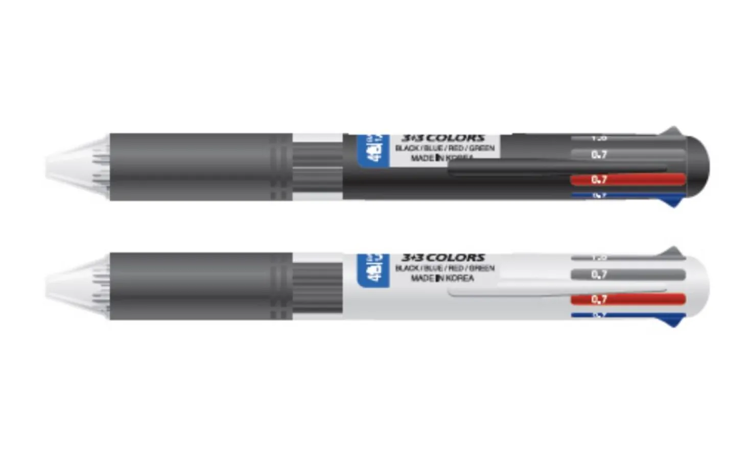 3+3 Multi Tip 6-in-1 Pen