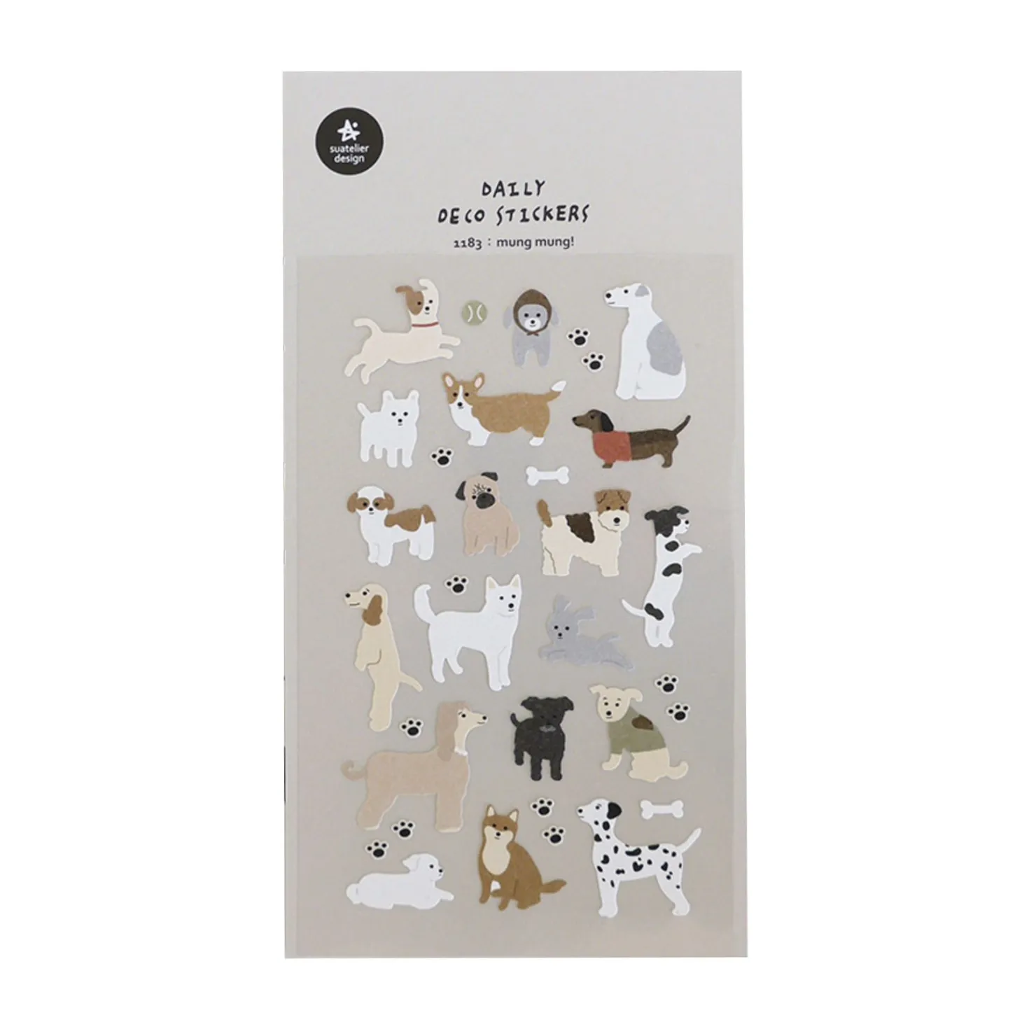 Mung Mung Puppy Deco Sticker