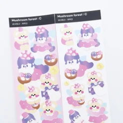 Mushroom Forest Slim Sticker