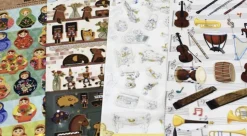 Musical Instrument Paper Sticker