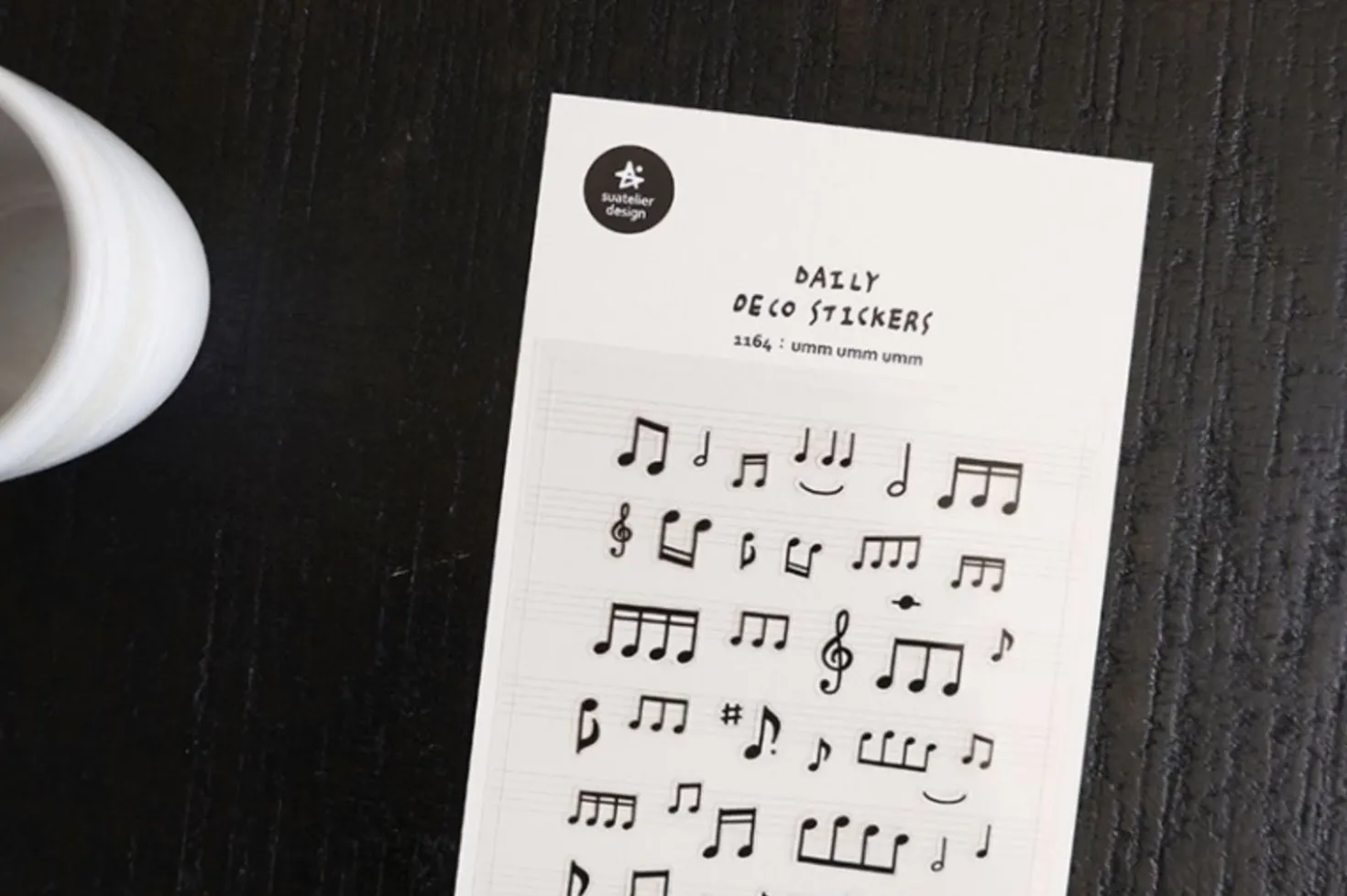 Music Note Deco Sticker
