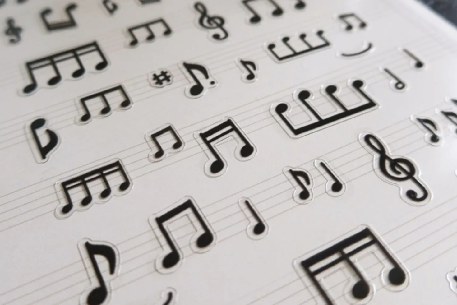 Music Note Deco Sticker