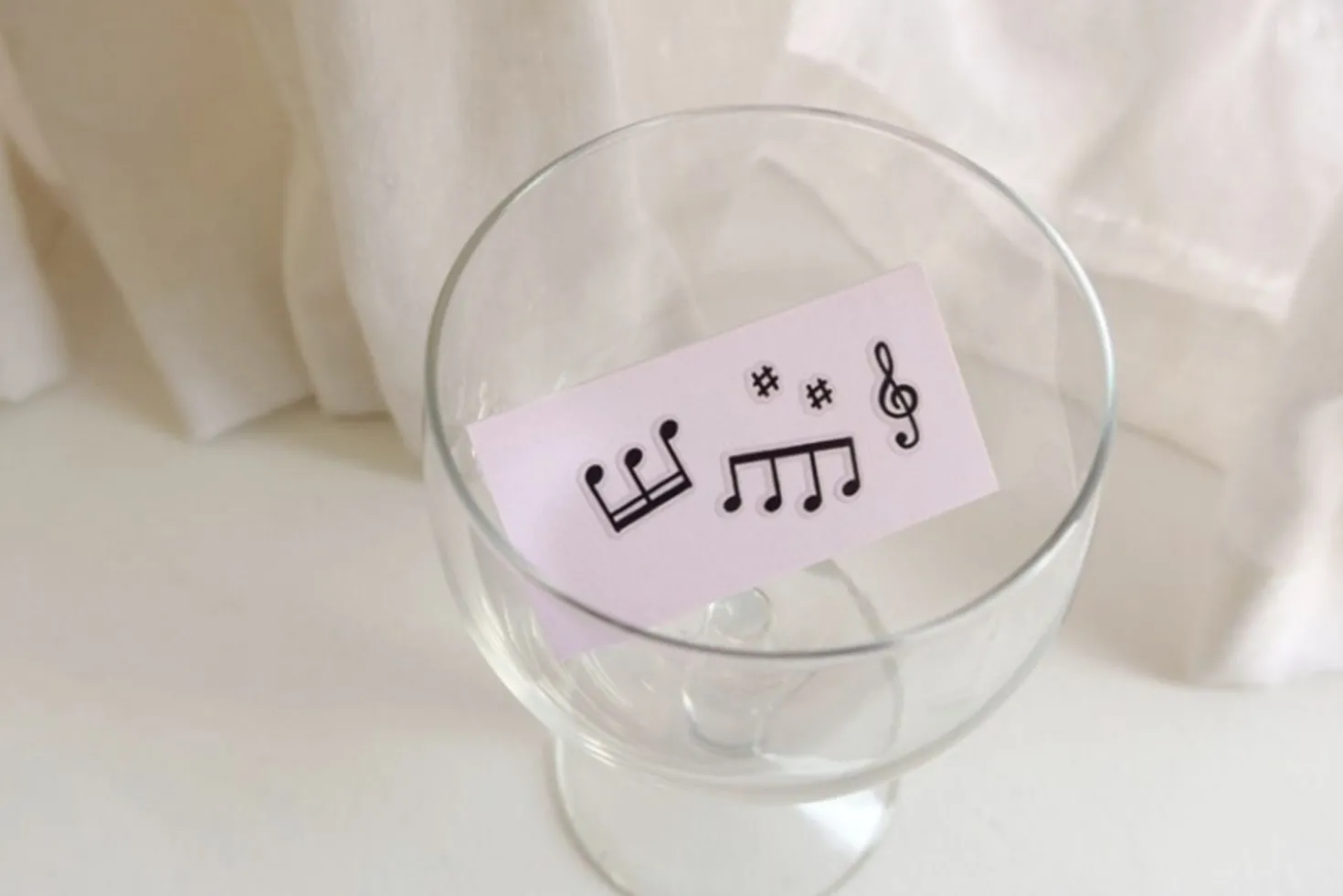 Music Note Deco Sticker