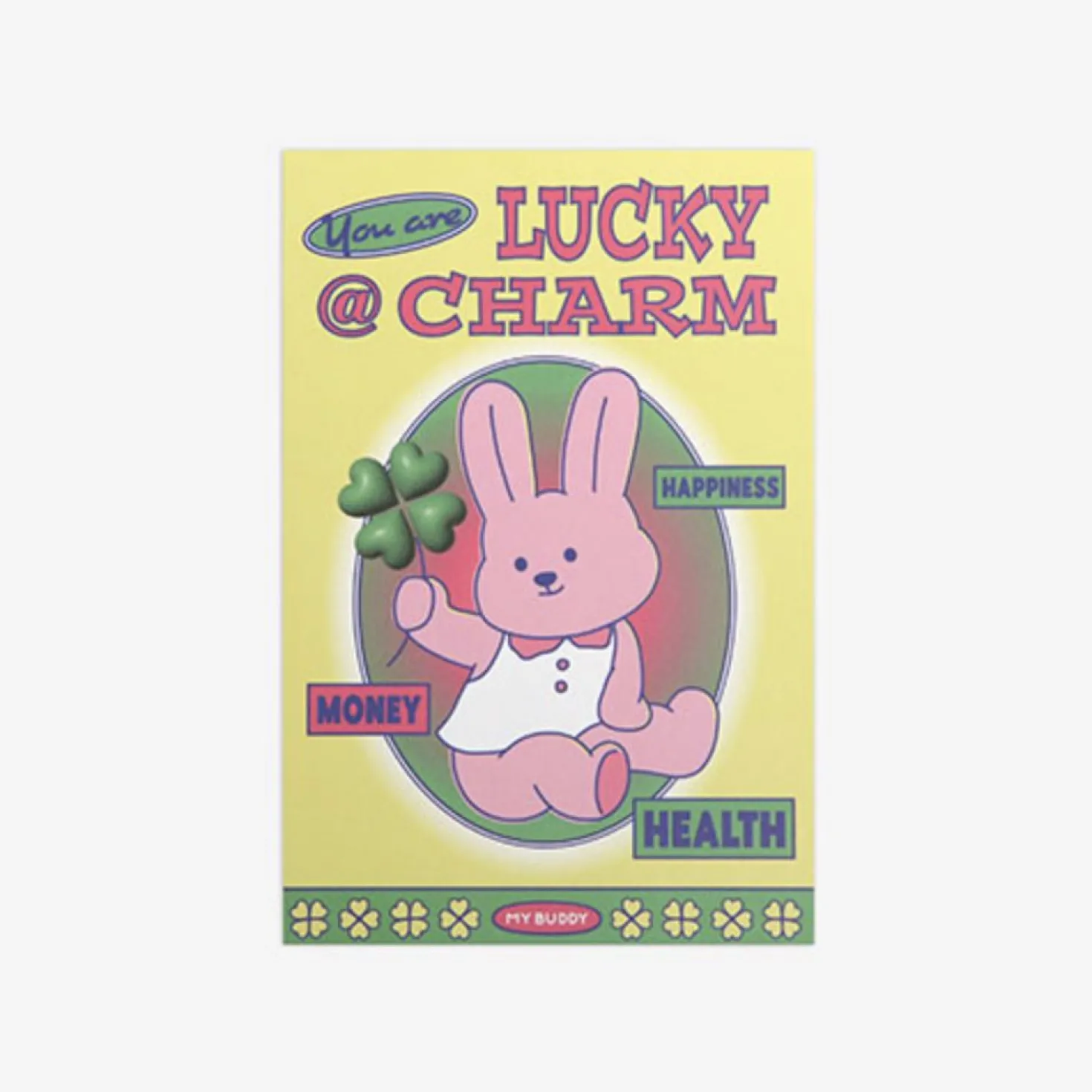 My Buddy Illustration Postcard v1