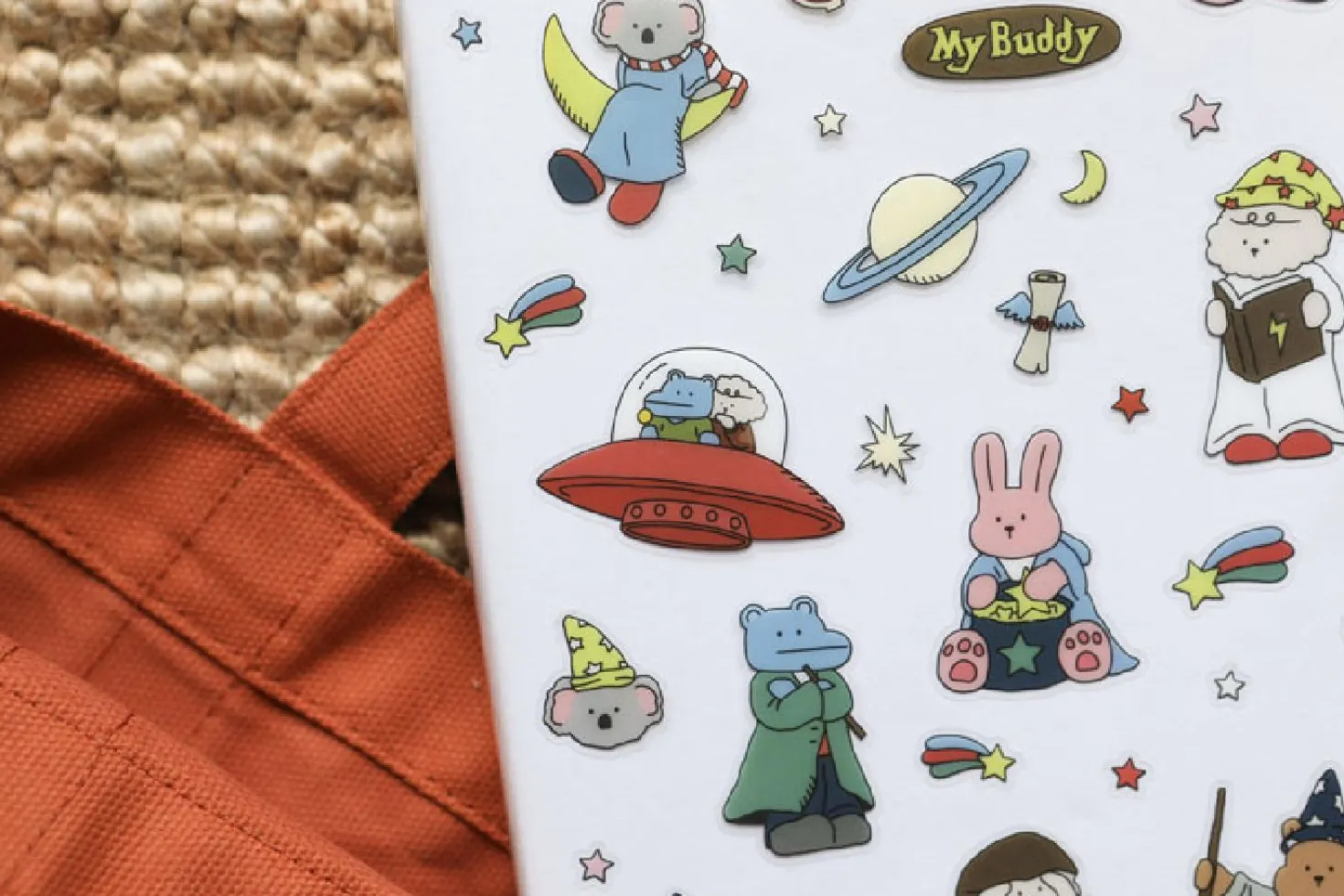 My Buddy Transparent Removable Sticker