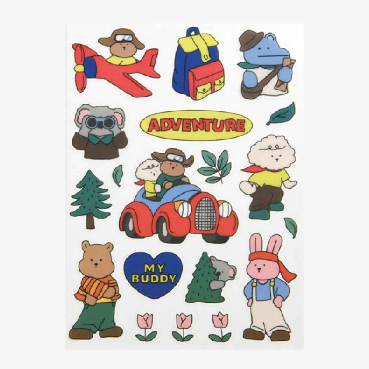 My Buddy Transparent Removable Sticker