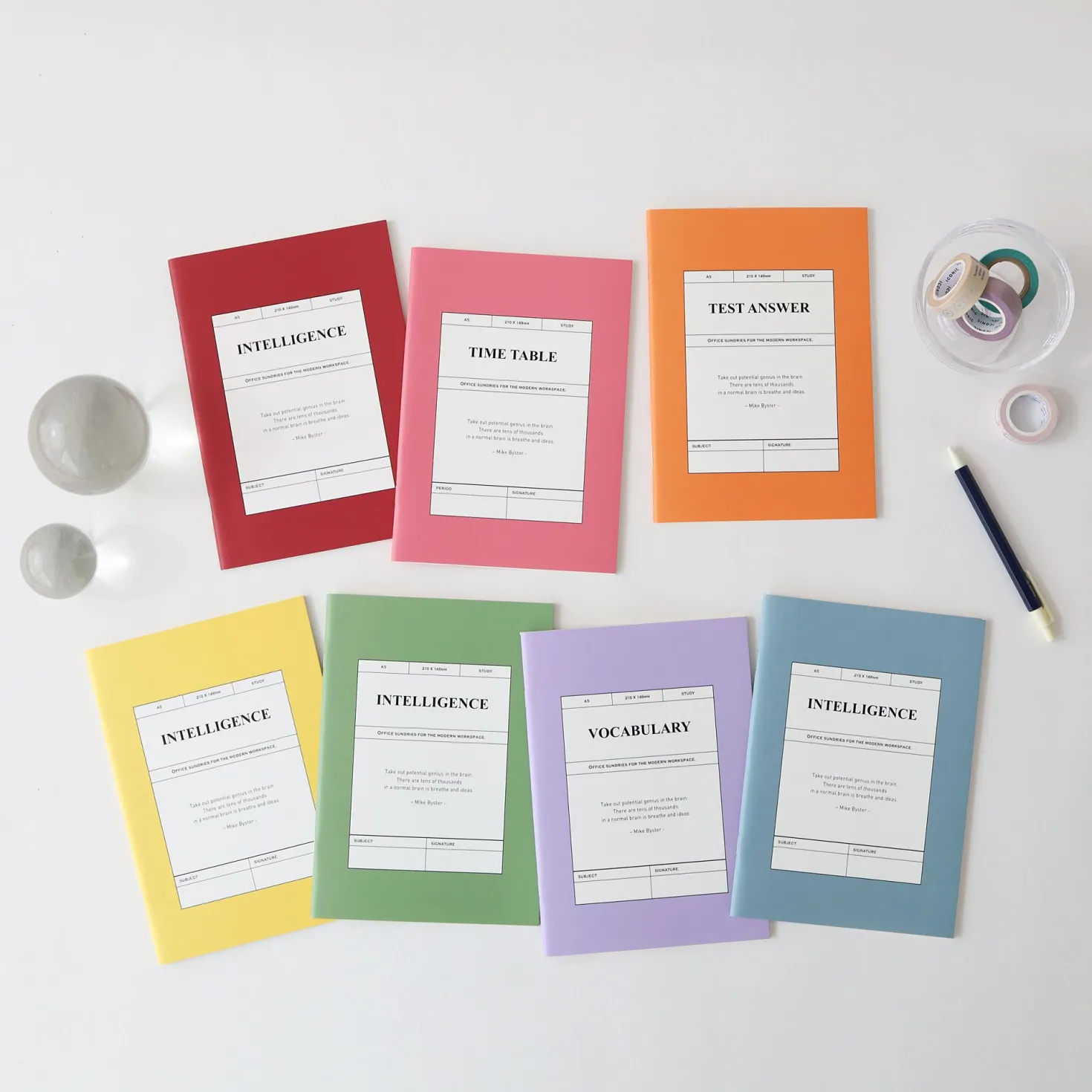 MYO A5 Study Notebook