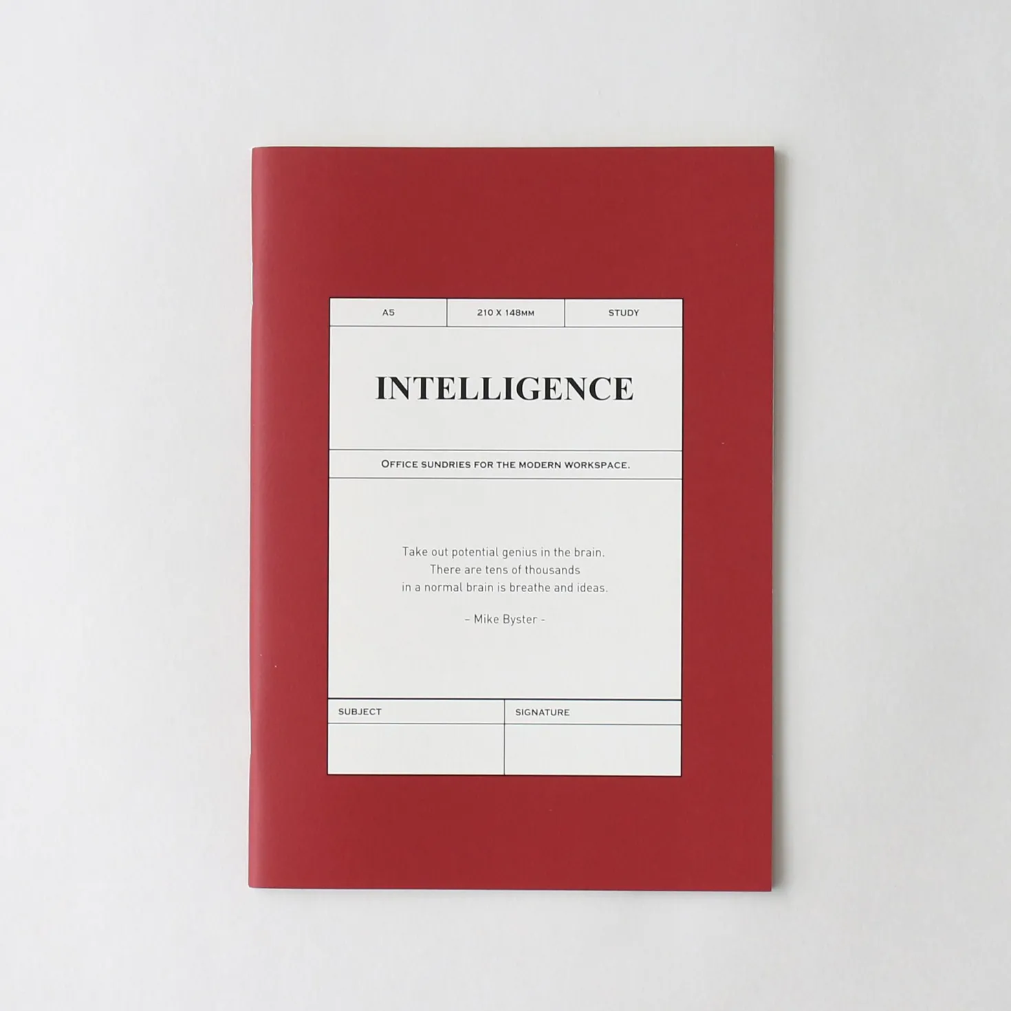 MYO A5 Study Notebook